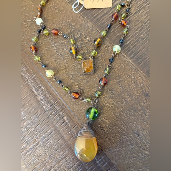 Multicolor Beaded Necklace #434 - Picture 3 of 3